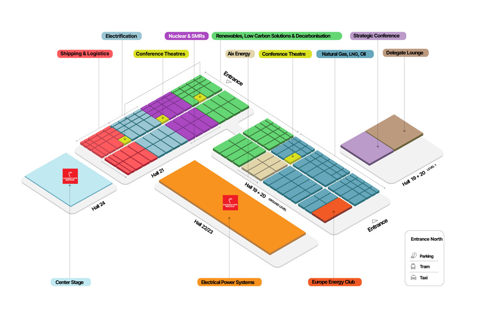 Europe Energy Week 2027 Floor Plan