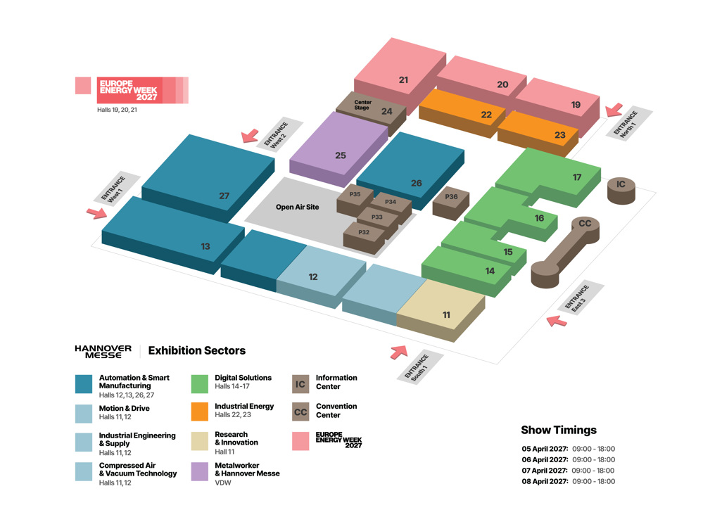 Europe Energy Week Venue Map 2027