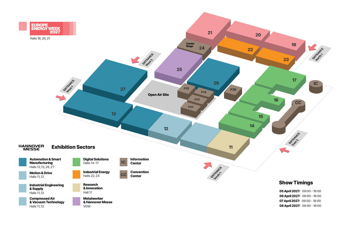 Venue Map Europe Energy Week 2027